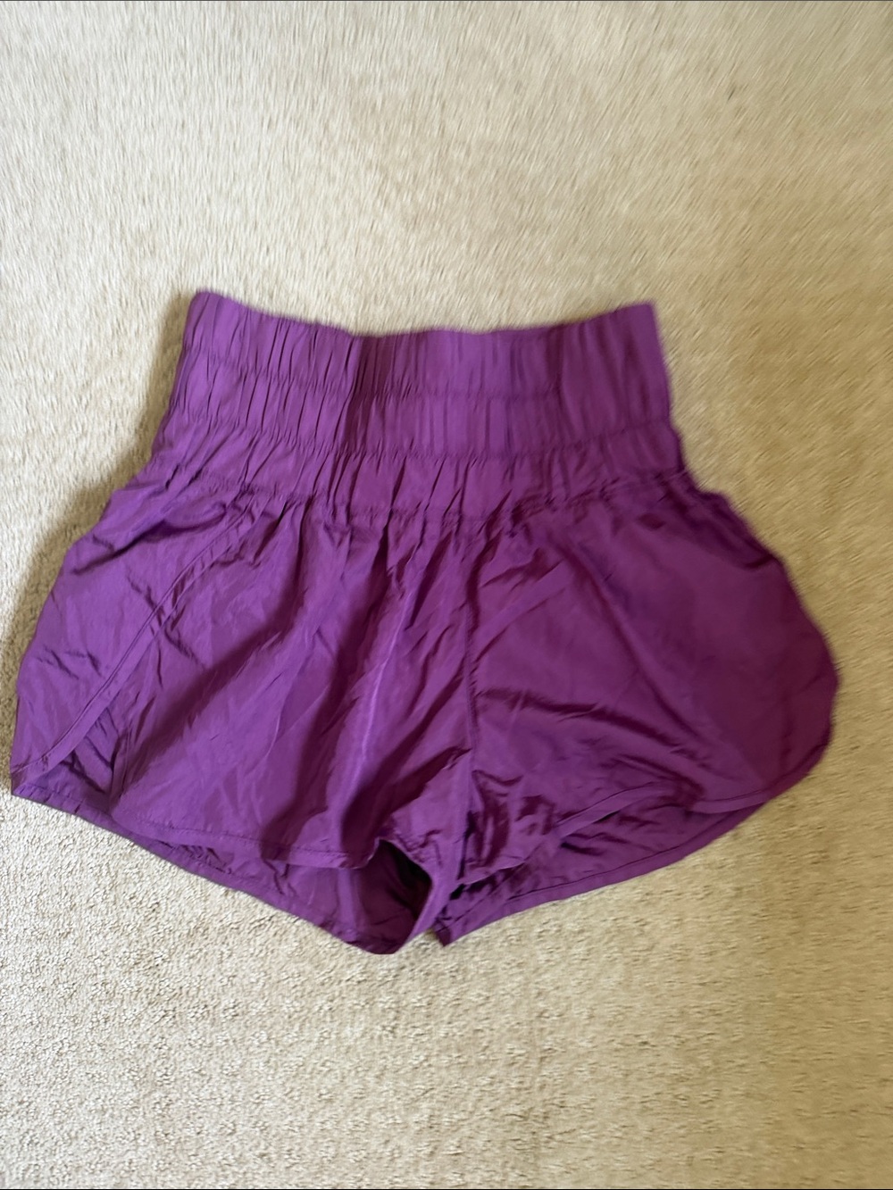 Free People High-Waist Women’s Purple Shorts